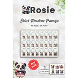 24 Al 22 Öde Rosıe %100 Doğal Bebek Temizleme Pamuğu 60'Lı Ve Rosıe Sticker
