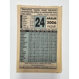 24 Aralık 2006 Takvim Yaprağı - Nostaljik Koleksiyonluk Takvim Yaprağı