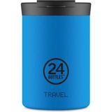 24 Bottles 350 ml Mavi Travel Tumbler Pacific Beach Paslanmaz Çelik Termos Bardak