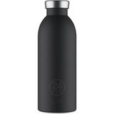 24 Bottles 500 ml Clima Bottle Tuxedo Black Paslanmaz Çelik Termos