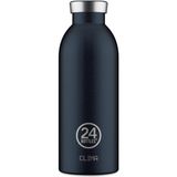 24 Bottles 500 ml Lacivert Clima Bottle Rustic Deep Blue Paslanmaz Çelik Termos