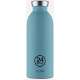 24 Bottles 500 ml Mavi Clima Bottle Powder Blue Paslanmaz Çelik Termos