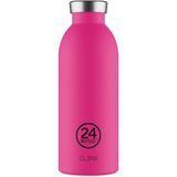 24 Bottles 500 ml Pembe Clima Bottle Passion Pink Paslanmaz Çelik Termos