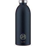 24 Bottles 850 ml Lacivert Clima Bottle Rustic Deep Blue Paslanmaz Çelik Termos