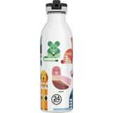 24 Bottles Kids Bottle Best Friends Paslanmaz Çelik Çocuk Su Matarası 500 ml - Renkli - 1