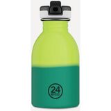 24 Bottles Kids Bottle Reactive Sarı/yeşil Paslanmaz Çelik Çocuk Su Matarası 250 ml - Sarı - Yeşil