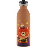 24 Bottles Kids Bottle Renkli Paslanmaz Çelik Çocuk Su Matarası 500 ml Sweet Bear Tasarımı ile Eğlenceli