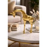 24 cm Gold Altın Varak Dekoratif Ev Ofis Şık Tasarım Hediyelik Obje Biblo Zürafa