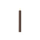 24 Cm Kahverengi Moka Led Mum Seti (2'Li)