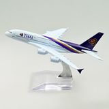24-Hours Tayland A380 Uçak Modeli Alaşım Metal Uçak Modelleri Kalıp Döküm 1:400