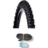 24 Jant 24X1.95/2.00 Bisiklet Dış Lastiği Kalın Tırnak Mb50 + Panda İç Lastik Seti
