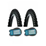 24 Jant 24X1.95/2.00 Bisiklet Dış Lastiği Kalın Tırnak Mb50 X 2 Adet + Panda İç Lastik Seti