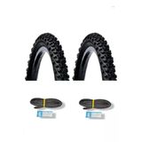 24 Jant Bisiklet Lastik Seti 2 Dış Lastik 2 İç Lastik 24X1.95 / 2.125 Mtb Dağ Bisikleti Lastik Seti