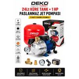 24 Lt Küre Tanklı 1 Hp Paslanmaz Jet Hidrofor | 5 Kat 5 Daire Uyumlu | Güçlü Ve Sessiz Su Basıncı