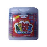 24 Lu Pastel Boya Plastik Cantali Tutuculu 1 Paket 24 Renk Pastelboya Cantali Pastel Tutucu Hediyeli