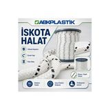 24 Mm İskota İpek Halat Tekne Bağlama Ve Demirleme Halatı
