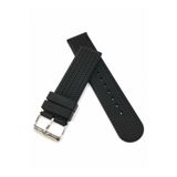 24 mm Renkli silikon Baskılı Desenli Saat Kordonu Kayışı siyah dop15153494igo
