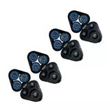 2/4 Parça Yedek Tıraş Başlığı, Eksiksiz, Philips 5000, S5070, S5110, S5077, S5080, S5420, S5100 Serisi Tıraş Bıçaklarıyla Uyumlu (4 Adet Siyah)