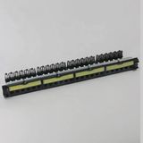24 Port Cat6 Çevirmeli Patch Panel Dolu