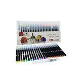 24 Renk Sulu Boya Fırça Uçlu Kalem 1 Paket 24 Lü Watercolors Brush Pen Suluboya Keçe Uçlu Karıştırma Fırçası