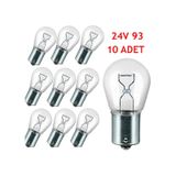 24 Volt 21 Watt Sinyal Stop Ampulu 93 Tek Duy Ampul Takımı