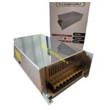 24 Volt 25 Amper 600 Waat Kalın Tip Metal Kasa Trafo Adaptör 24V 25A 600W Fanlı