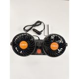 24 Volt Araç Içi Torpido Üstü Çift Fanlı Oto Vantilatör 360° Dönebilir 6400609