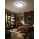 24 W Kristal Çerçeveli Tavan Armatürü, ESEMLIGHT,6400 K Beyaz Işık (Mavi) - Çok Renkli