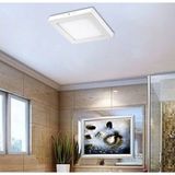 24 Watt Günışığı Ledli Çok Kaliteli Sıva Üstü Tavan Armatür 22 x 22 cm Kare Sıva Üstü Tavan Armatürü - Beyaz
