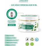 24 Zinderm Çay Ağacı Yağı Kremi Balsamı 90 ml Onarıcı Etki Kadınlar İçin Doğal Antiseptik - 1 Adet