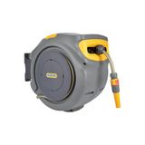2401-3460H Duvara Monte 20 M Hortumlu Otomatik Geri Sarmalı Hortum Toplama Makara Seti + 26