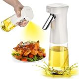 240ML Yağ Zeytinyağı Püskürtücü, Airfryer Sprey Şişesi, Cam Yağ Spreyi, Hava Fritözü Iç