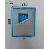 240x300 Mm Aspiratör & Davlumbaz Tel Yağ Filtresi Geniş Tırnak Model: 08087609 - 4055468278 - 80875396 24x30 Cm