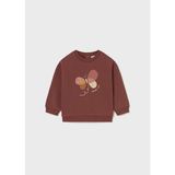 2430 Mayoral Terracota Kız Çocuk Sweatshırt - 3 Yaş - Bordo