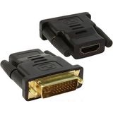 24+5 DVI Erkek To HDMI Dişi Çevirici DVI To HDMI - Siyah