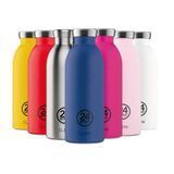 24Bottles Clima Şişe – 330 ml/500 ml/850 ml Termos, %100 Mühürlü Kapaklı (12 Saat Sıcak İçecek 24 Saat Soğuk), Ekolojik Paslanmaz Çelik Şişeler