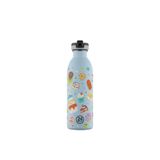 24Bottles Kids Bottle Sweet Friends Pipetli Paslanmaz Çelik Çocuk Su Matarası 500 ml