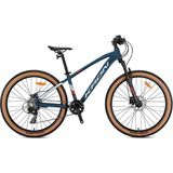 24J Kron Xc 100 Hd Dağ Bisikleti - Mat Koyu Lacivert Gri Kırmızı - 33 Kadro - Mat Lacivert
