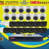 24'LÜ CENOVA 2MP AHD FULL SET+HARDDİSK Güvenlik Kamerası