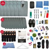 24'lü Eksiksiz Vıp Havacı Asker Paketi - Havacı Askeri Iç Çamaşır - Bot Vatkası Boya - 2XL - Füme - Antrasit