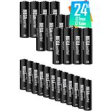 24Lu Set (12 Aa + 12 Aaa) Ince Ve Kalin Kalem Pil Kumanda Pili Saat Pili Zn-C 1.5V