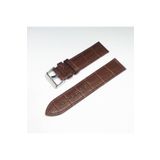 24mm Kahverengi Croco Deri Saat Kayışı Kordonu 24x24