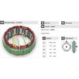 24V ALTERNATÖR STATÖR MITSUBISHI TİPİ 50 A (4 UÇLU) MITSUBISHI PRESTIJ/SAFIR OTOBÜS