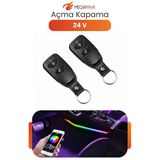 24V Uzaktan Kumandalı Açma Kapama Modülü Araç Kumanda Sistemi Universal Set T-232