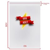 24x35+5 cm (24*40) 500 Adet Şeffaf Bantlı Yapışkanlı jelatin Poşet