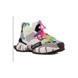 24Y303-1 Kadın Renkli Premium Sneaker Spor Ayakkabı BEYAZ