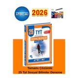25-26 Apotemi Yayınları Tyt Sosyal Bilimler 25 Li Deneme+Android Kalem