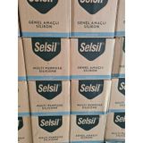 (25 ADET 1 KOLİ) SELSİL SİLİKON 280 GR seffaf