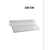25 Adet - 100 Cm Cam Raflar İçin Rafa Geçmeli Plastik Etiketlik