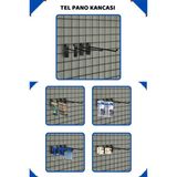 25 Adet 20 cm Siyah Tel Pano Raf Askısı Tel Pano Kancası